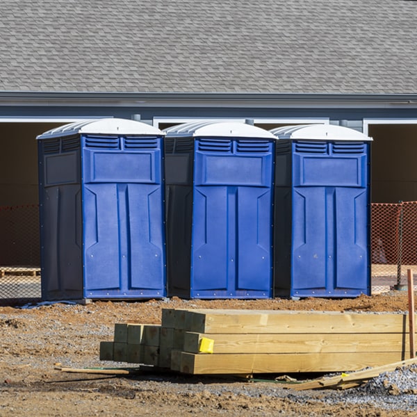 do you offer hand sanitizer dispensers inside the portable restrooms in Falcon NC